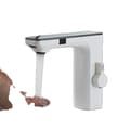 Miniatyrbillede 1 af 2: Smart Sensor Håndvaskarmatur, Berøringsfri Betjening, Holdbar Messing Konstruktion,Hvid