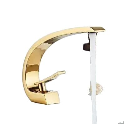 Vandhane, Moderne Design, Enkelt Håndtag, Guld