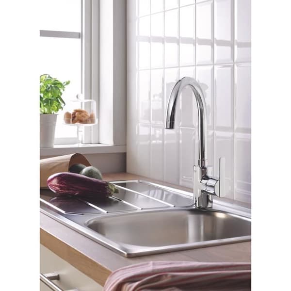 GROHE Feel Ettgreppsblandare för diskho Krom 32670002