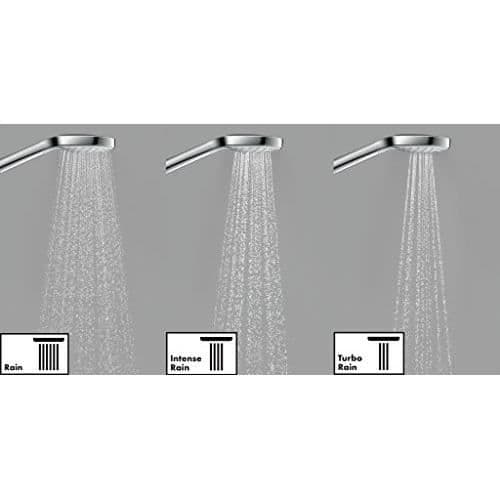 Duschset - HANSGROHE - Croma Select E 110 Vario - Termostatblandare - Stång 90 cm - Vit-Krom