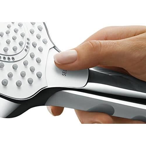 Duschset - HANSGROHE - Croma Select E 110 Vario - Termostatblandare - Stång 90 cm - Vit-Krom