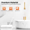 Miniatyrbild 3 av 4: Guld Vattenkran, Modern Design, 360° Roterbar Pip