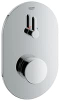 Miniatyrbillede 1 af 5: Grohe Eurosmart Cosmopolitan T selvlukkende brusearmatur med armatur til indbygget boks