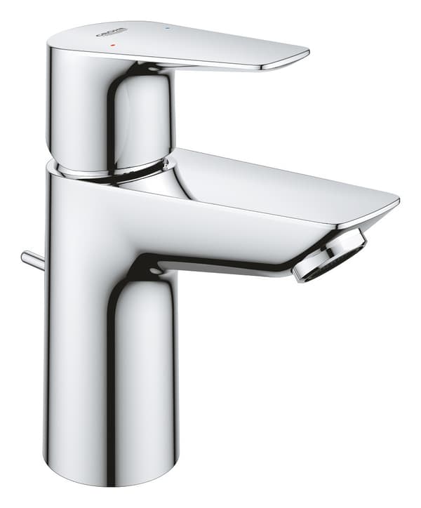 Grohe BauEdge håndvaskarmatur, DN 15, størrelse S, med bundventil, gennemstrømningshastighed 5,7 l/min