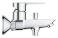 Miniatyrbillede 3 af 4: Grohe BauEdge etgrebs badekararmatur, 35 mm patron