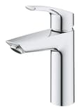 Miniatyrbillede 1 af 3: Grohe Eurosmart etgrebs håndvaskarmatur, størrelse S, krom, flowbegrænser 5,7 l/min., keramisk patron 28 mm, push-open prop,