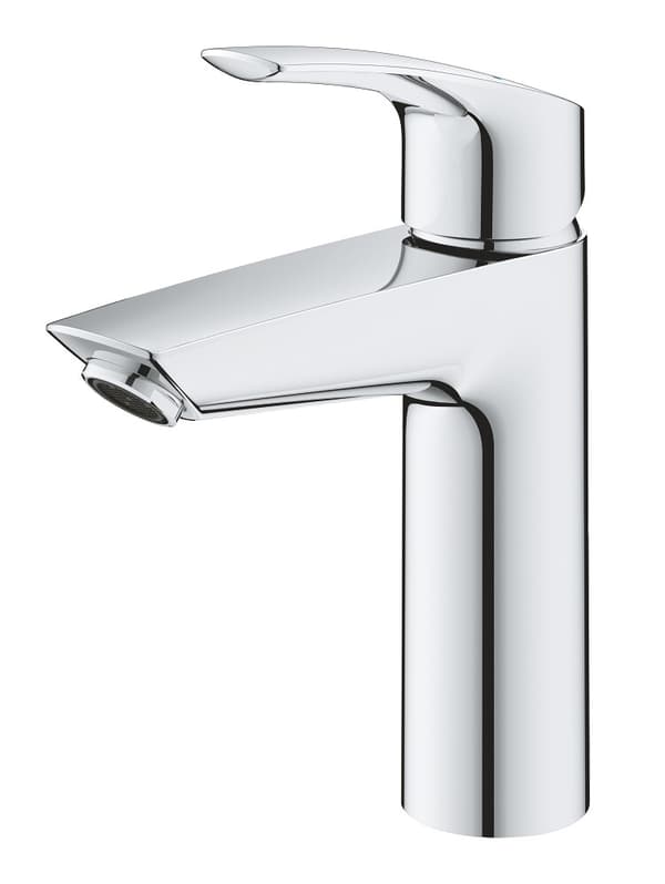 Grohe Eurosmart etgrebs håndvaskarmatur, størrelse S, krom, flowbegrænser 5,7 l/min., keramisk patron 28 mm, push-open prop,