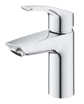 Miniatyrbillede 1 af 3: Grohe Eurosmart etgrebs håndvaskarmatur, størrelse M, krom, flowbegrænser 5,7 l/min., keramisk patron 28 mm, push-open prop,
