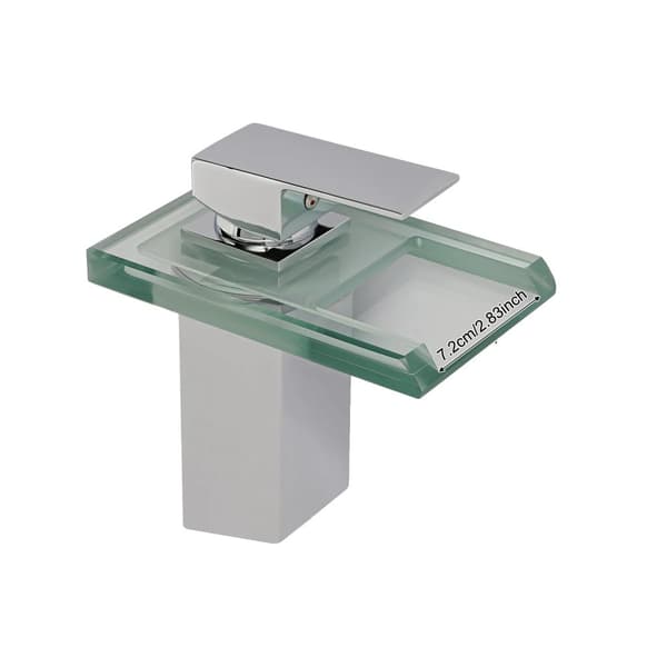 Vandhane, LED-lysindikator, moderne design,G3/8, Sølv, XXL