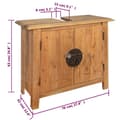 Pikkukuva 10 / 11: vidaXL Kylpyhuoneen allaskaappi täysi mänty 70x32x63 cm