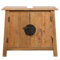 Pikkukuva 2 / 11: vidaXL Kylpyhuoneen allaskaappi täysi mänty 70x32x63 cm