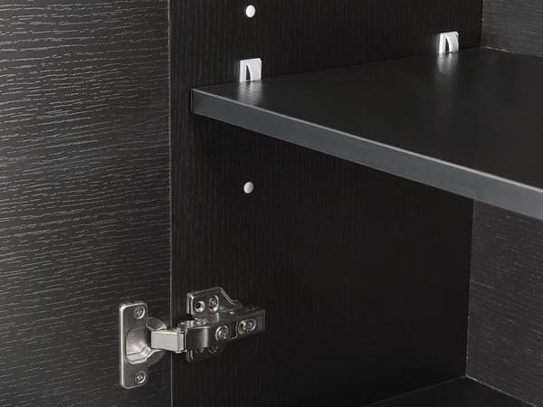 Hængende Lys Træ Skab 40 x 35 x 88 cm 3 Hylder Høj Moderne Stil