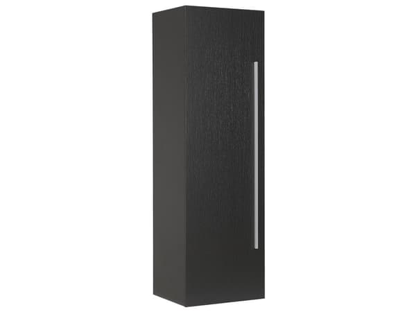Hængende Sort Skab 40 x 35 x 132 cm 4 Hylder Høj Moderne Stil
