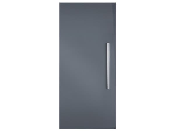 Seinäkaappi harmaa 40 x 88 x 35 cm MDF-levy 3 hyllyä alumiini