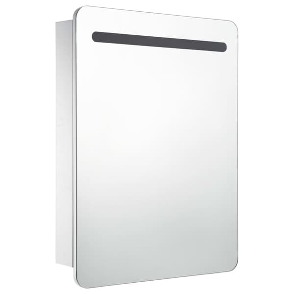 vidaXL LED kylpyhuoneen peilikaappi 60x11x80 cm
