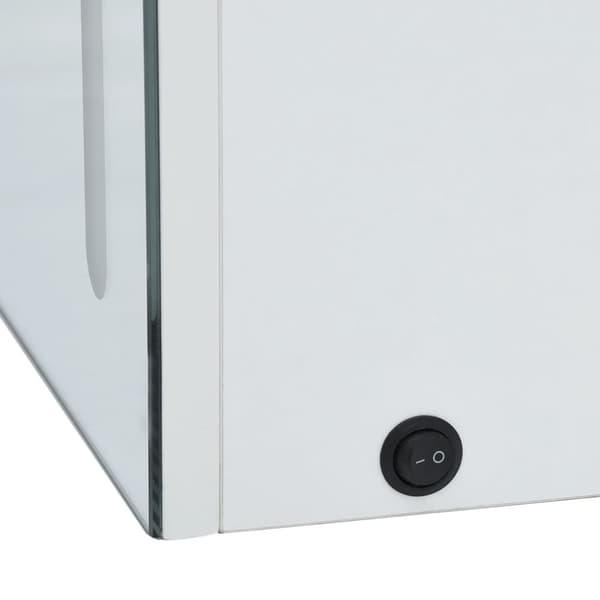vidaXL LED-speilskap til bad 50x13x70 cm