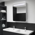 Pikkukuva 1 / 7: vidaXL LED kylpyhuoneen peilikaappi 68x9x80 cm