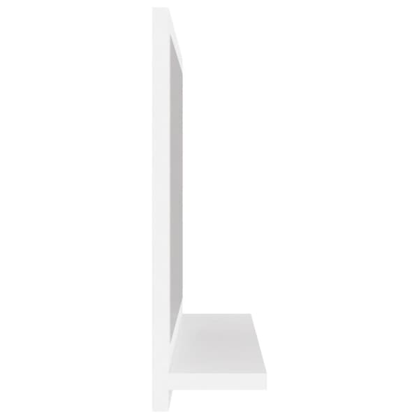 vidaXL badeværelsesspejl 40x10,5x37 cm spånplade hvid