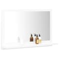 Miniatyrbilde 4 av 7: vidaXL Baderomsspeil hvit 60x10,5x37 cm konstruert tre
