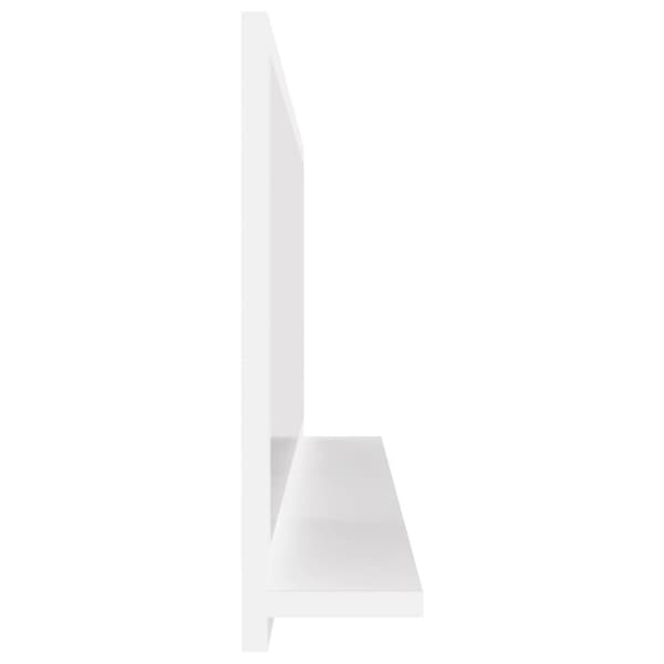 vidaXL badeværelsesspejl 90x10,5x37 cm konstrueret træ hvid