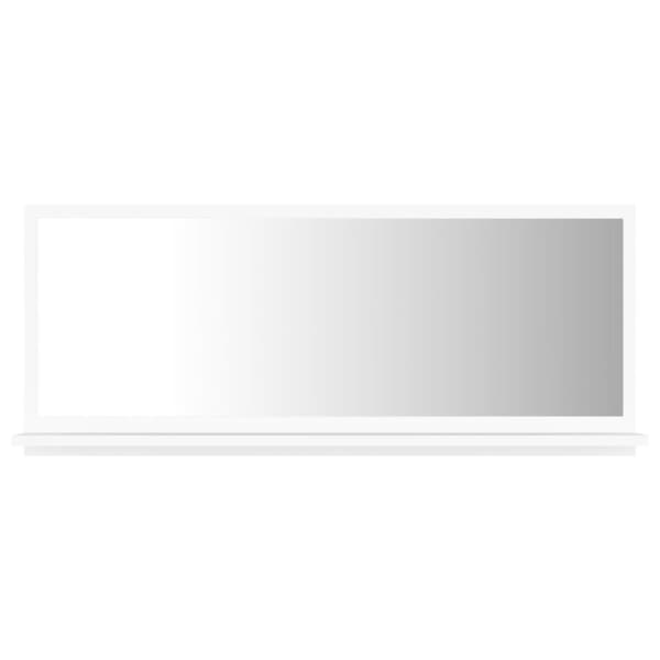 vidaXL Baderomspeil hvit 90x10,5x37 cm sponplate