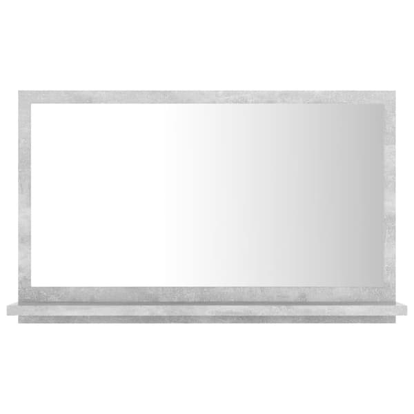 vidaXL Baderomsspeil betonggrå 60x10,5x37 cm sponplate