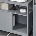 Miniatyrbillede 6 af 10: SoBuy Badeværelsesskab med plads til håndvask, grå, FRG128-SG