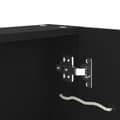 Miniatyrbillede 6 af 9: vidaXL badeværelsesskab med spejl + LED-lys 50x13x70 cm