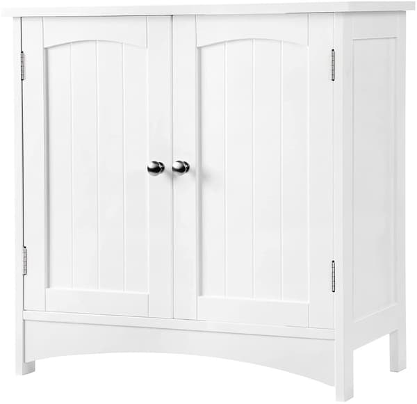 Tvättställsunderskåp Retro Med 2 dörrar 60 x 30 x 60 cm Vit