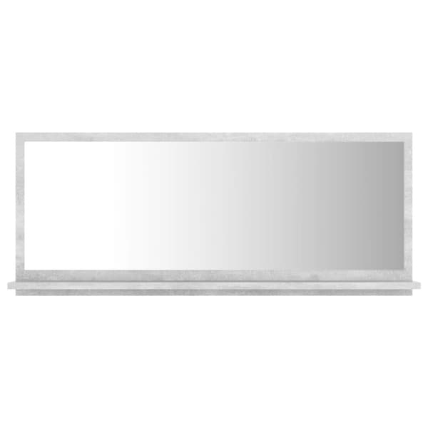 vidaXL Baderomsspeil betonggrå 90x10,5x37 cm sponplate