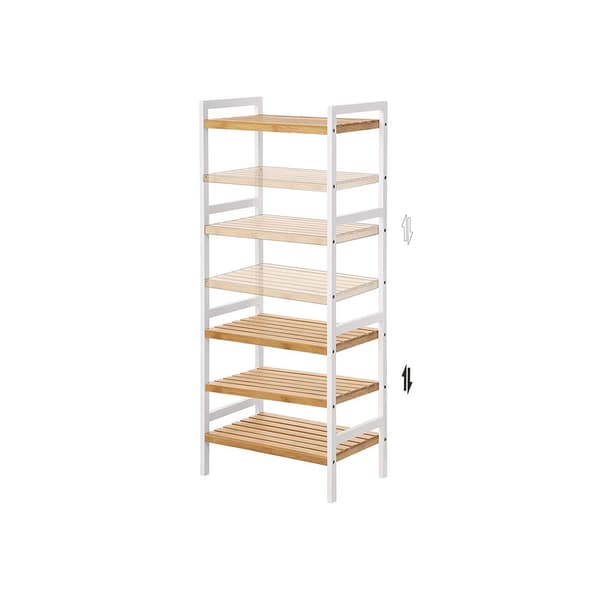 Kaappi - Teline - 4 -Lattia Bambu lauta - Kylpyhuone - Keittiö - Makuuhuone - 45 x 31,5 x 111 cm