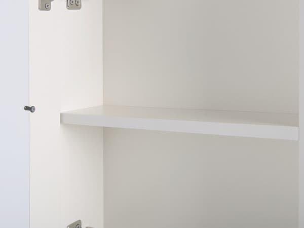 Baderomsspeilskap med LED White 60 x 60 cm Moderne