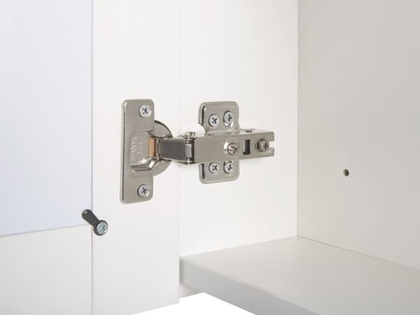 Baderomsspeilskap med LED White 60 x 60 cm Moderne