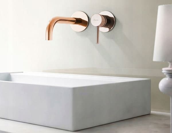 REA LUNGO SKJULT INSTALLATION MIXER PINK GOLD + BOX