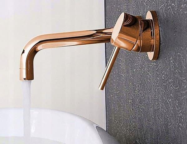 REA LUNGO SKJULT INSTALLATION MIXER PINK GOLD + BOX