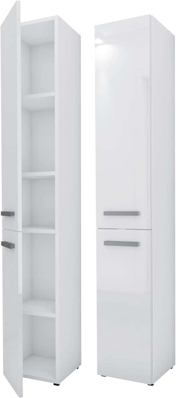 Badrumsskåp Bagnoli Slim, L: 30 cm, H: 174 cm, B: 30 cm