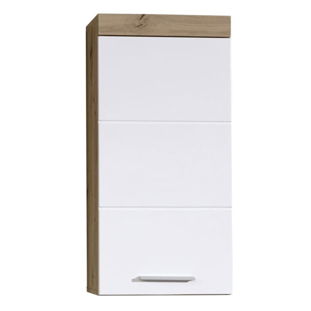 Trendteam Badrumsskåp Amanda vit och ek