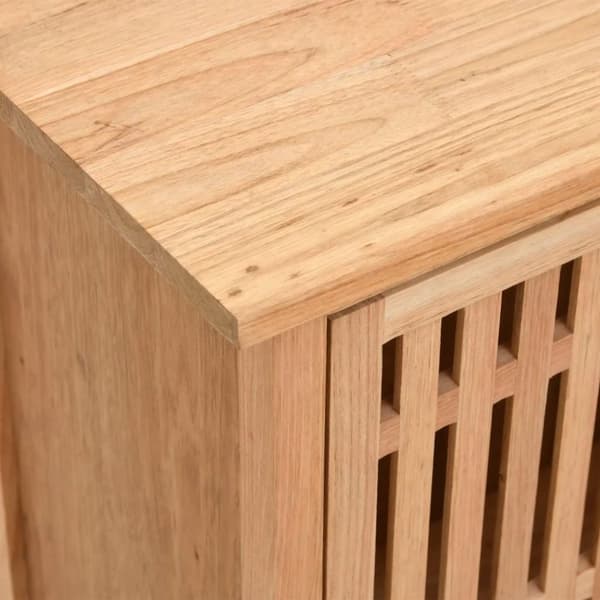 vidaXL Tvättställsskåp 66x29x61,5 cm massivt valnötsträ