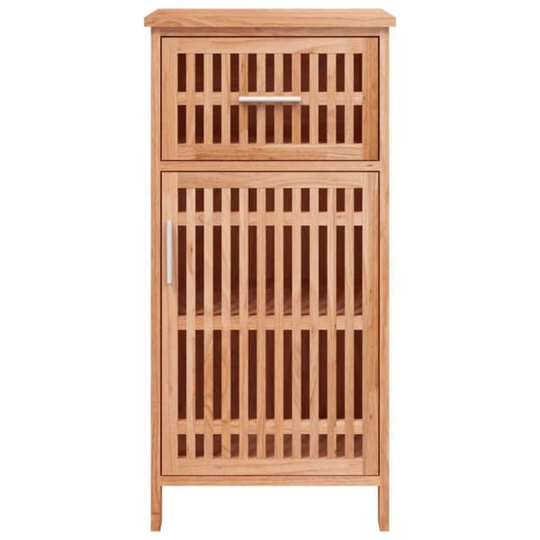 vidaXL Kylpyhuonekaappi 42x29x82 cm täysi pähkinäpuu