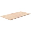 Miniatyrbillede 1 af 4: vidaXL bordplade til badeværelse 80x40x1,5 cm massivt træ ubehandlet