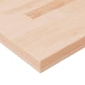 Miniatyrbilde 3 av 4: vidaXL Benkeplate til bad 100x60x4 cm ubehandlet heltre