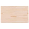 Miniatyrbilde 2 av 4: vidaXL Benkeplate til bad 100x60x4 cm ubehandlet heltre