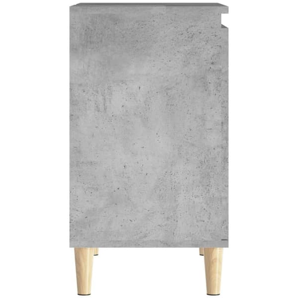 vidaXL underskab til håndvask 58x33x60 cm konstrueret træ betongrå