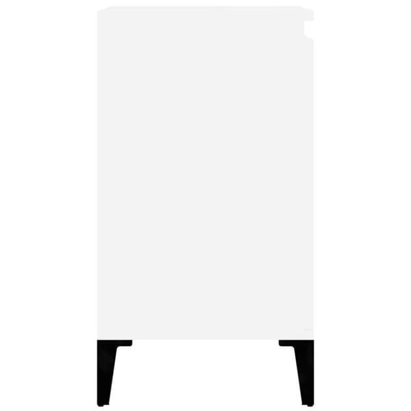 vidaXL underskab til håndvask 58x33x60 cm konstrueret træ hvid