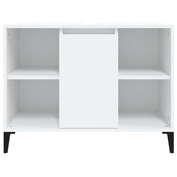 vidaXL underskab til håndvask 80x33x60 cm konstrueret træ hvid