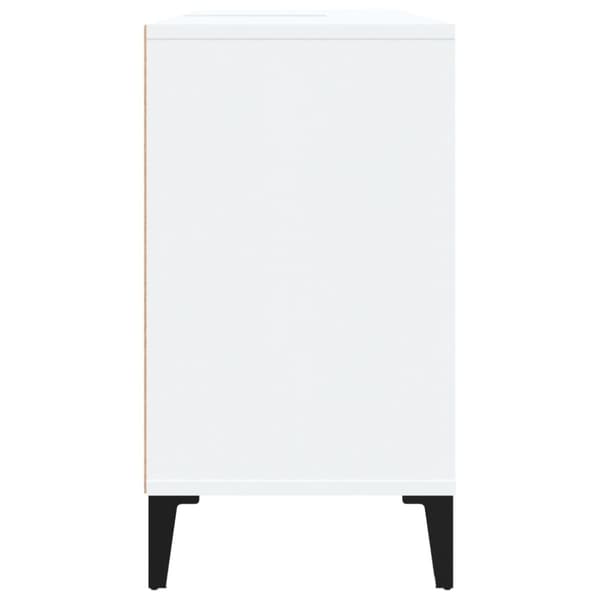 vidaXL underskab til håndvask 80x33x60 cm konstrueret træ hvid