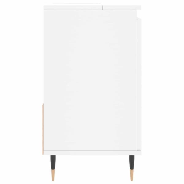vidaXL Badrumsskåp vit 65x33x60 cm konstruerat trä