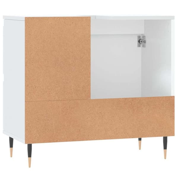 vidaXL Badrumsskåp vit 65x33x60 cm konstruerat trä