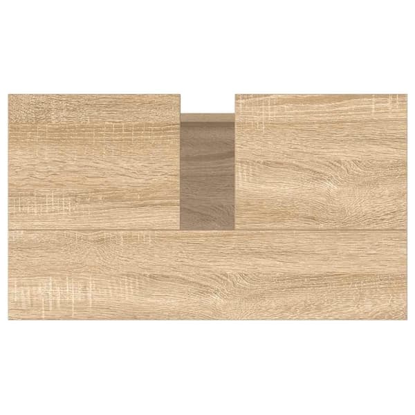 vidaXL Badrumsskåp sonoma-ek 58x33x60 cm konstruerat trä