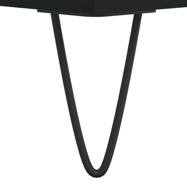 vidaXL badeværelsesskab 65x33x60 cm konstrueret træ sort